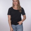 ESD ŽENSKA MAJICA S KRATKIMI ROKAVI ČRNA