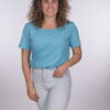 ESD ŽENSKA MAJICA S KRATKIMI ROKAVI MODRA